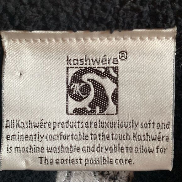 Kashwere Womens Zip Up Black Sleeveless Vest Large - Picture 11 of 13